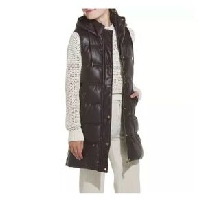 Dex puffer vest coat SZ S/P